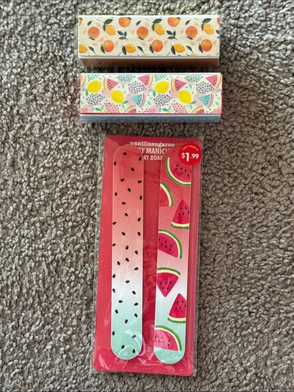 Vanilla Sugar Nail Files and Two Buffers!